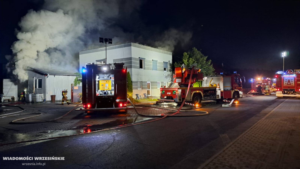 Pożar tartaku. Są bardzo duże straty [FOTO]