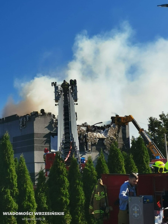 Pożar tartaku. Są bardzo duże straty [FOTO]
