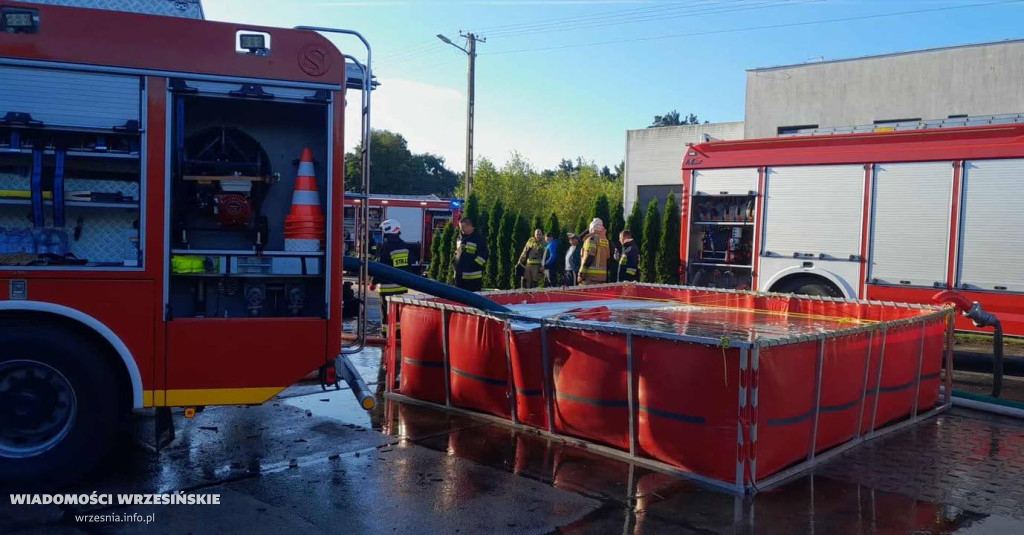 Pożar tartaku. Są bardzo duże straty [FOTO]
