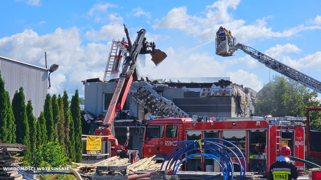 Pożar tartaku. Są bardzo duże straty [FOTO]