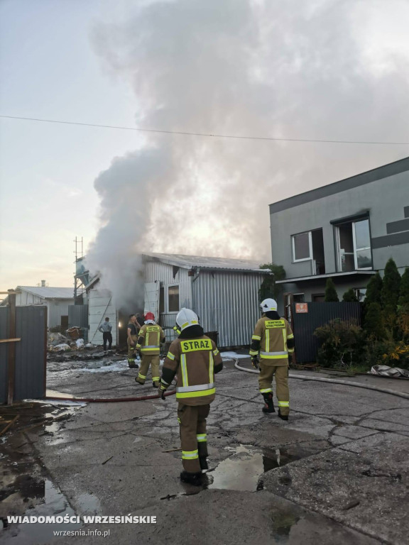 Pożar tartaku. Są bardzo duże straty [FOTO]