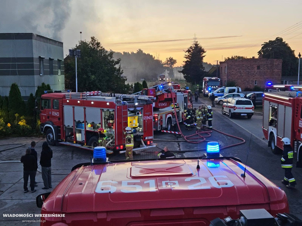 Pożar tartaku. Są bardzo duże straty [FOTO]
