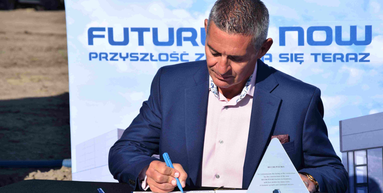 RICOR Polska. Kamień węgielny w Zasutowie