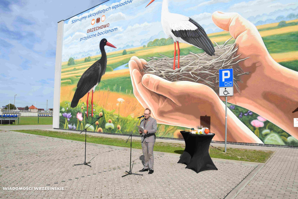 Nowy mural w Orzechowie