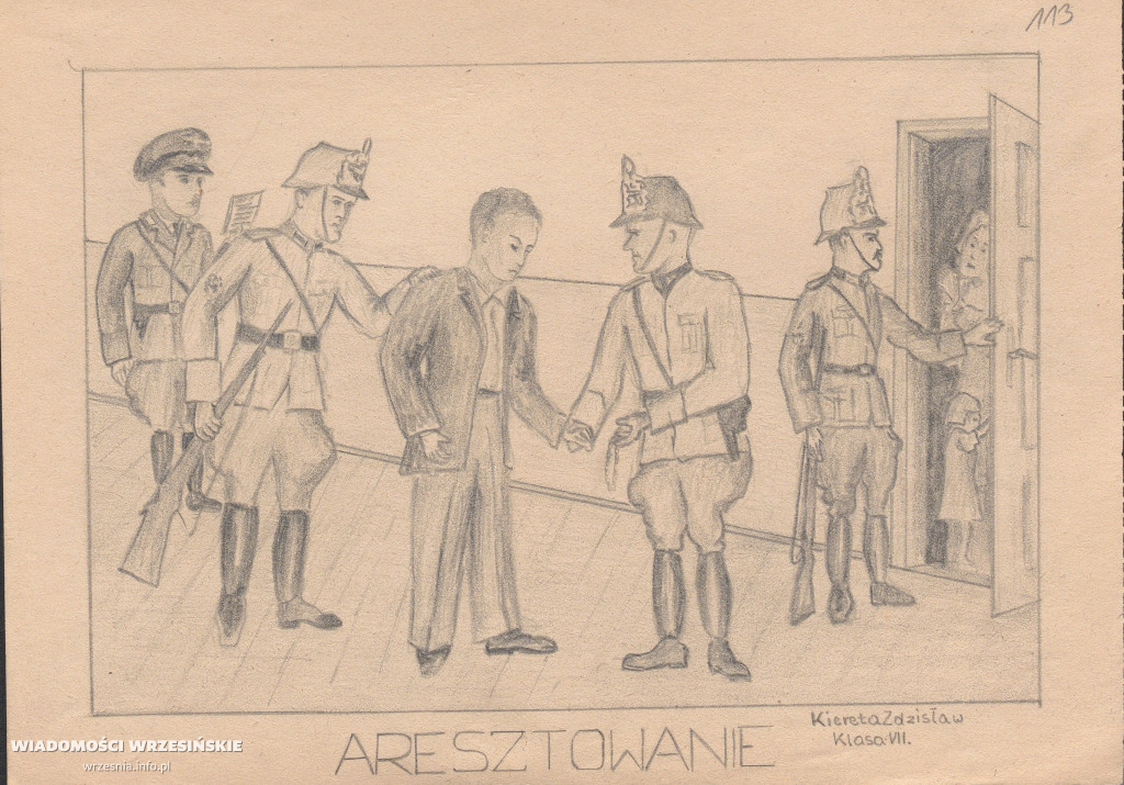 Rysunki wrzesińskich dzieci z 1946 roku
