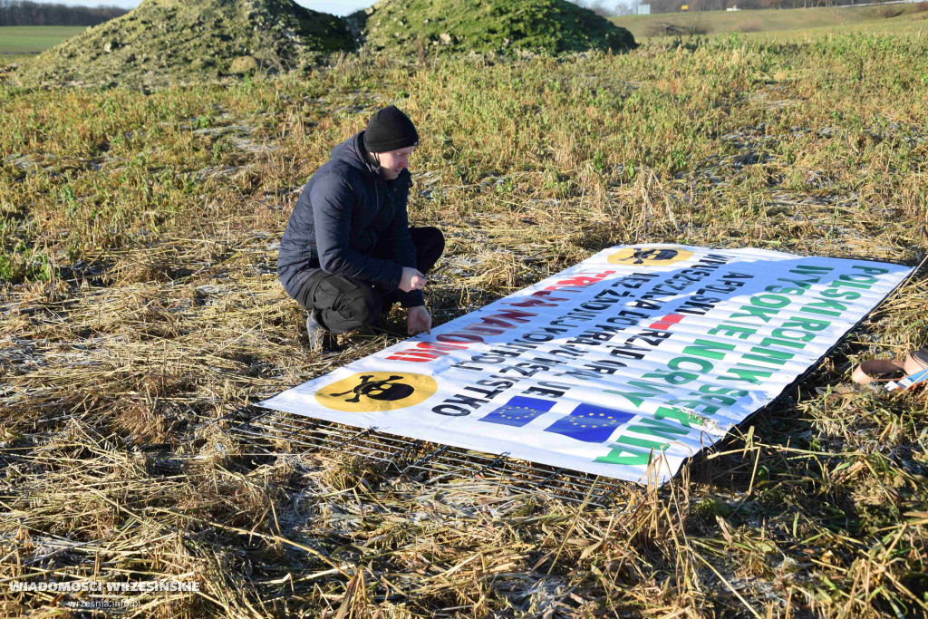 Protest rolników w Starczanowie