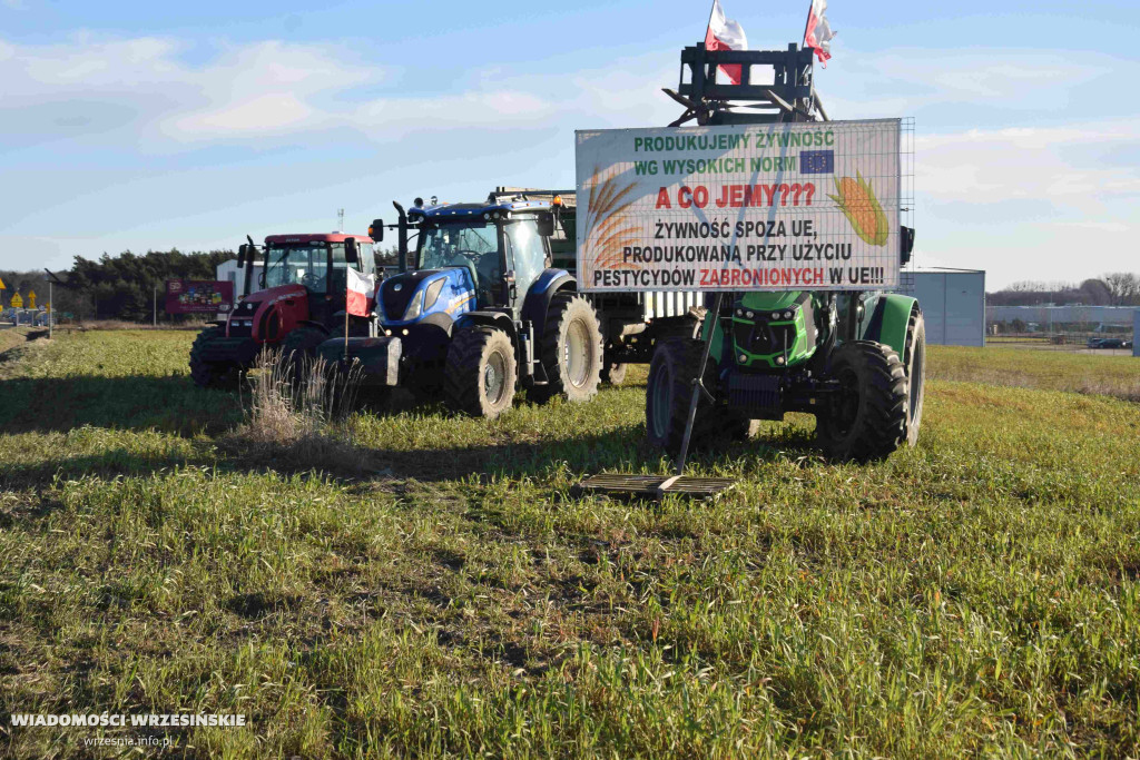 Protest rolników w Starczanowie