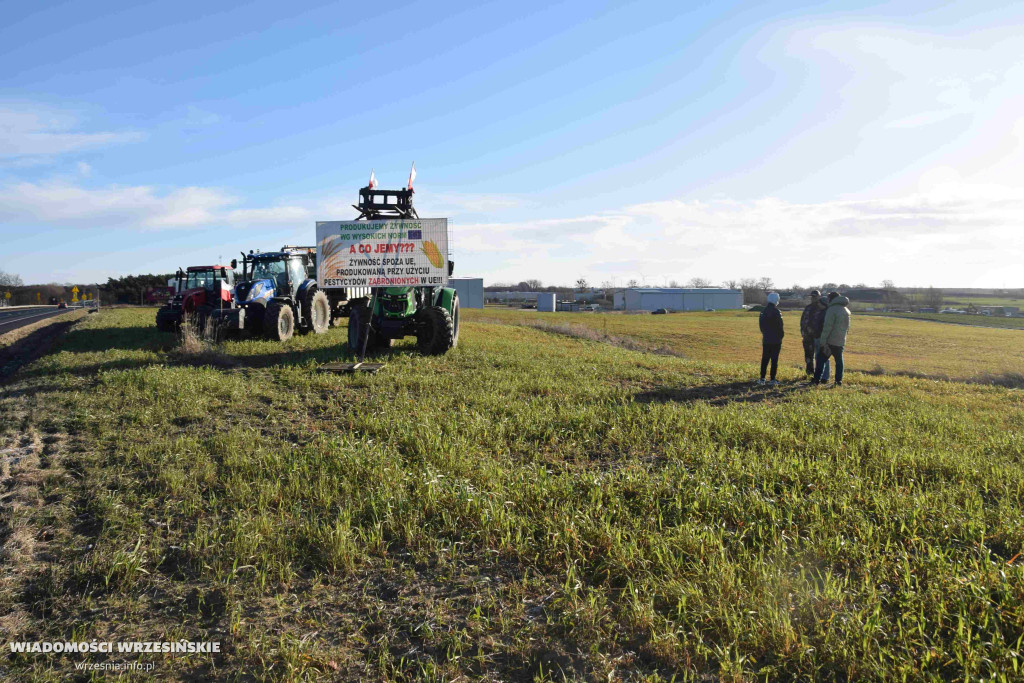 Protest rolników w Starczanowie