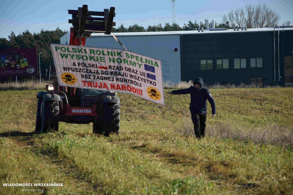 Protest rolników w Starczanowie