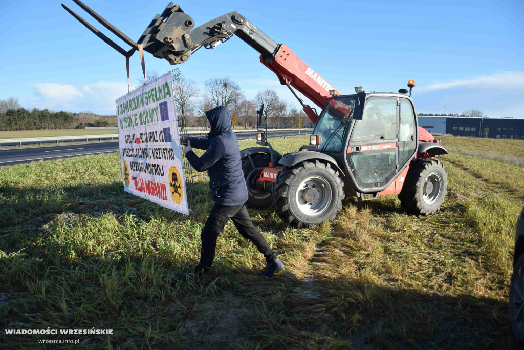 Protest rolników w Starczanowie
