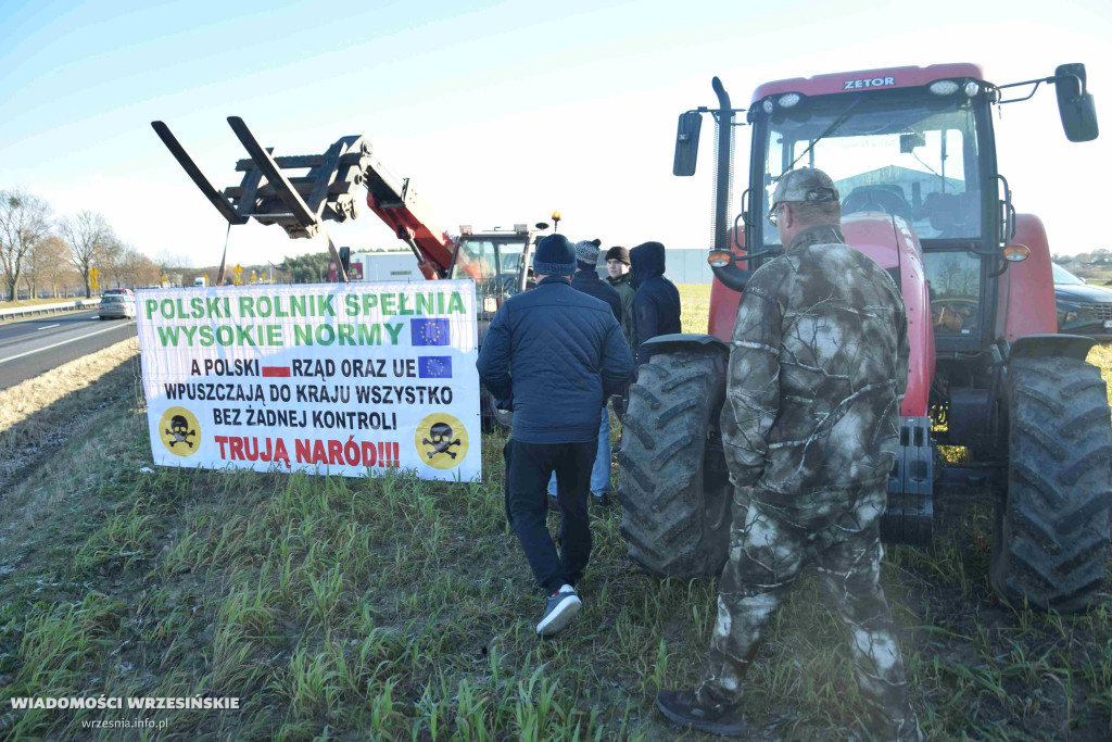Protest rolników w Starczanowie