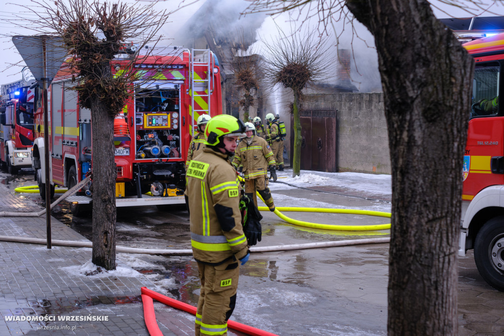 Pożar pustostanu w Pyzdrach
