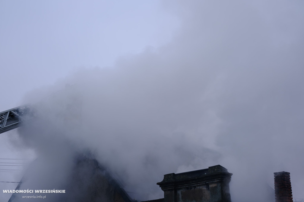 Pożar pustostanu w Pyzdrach