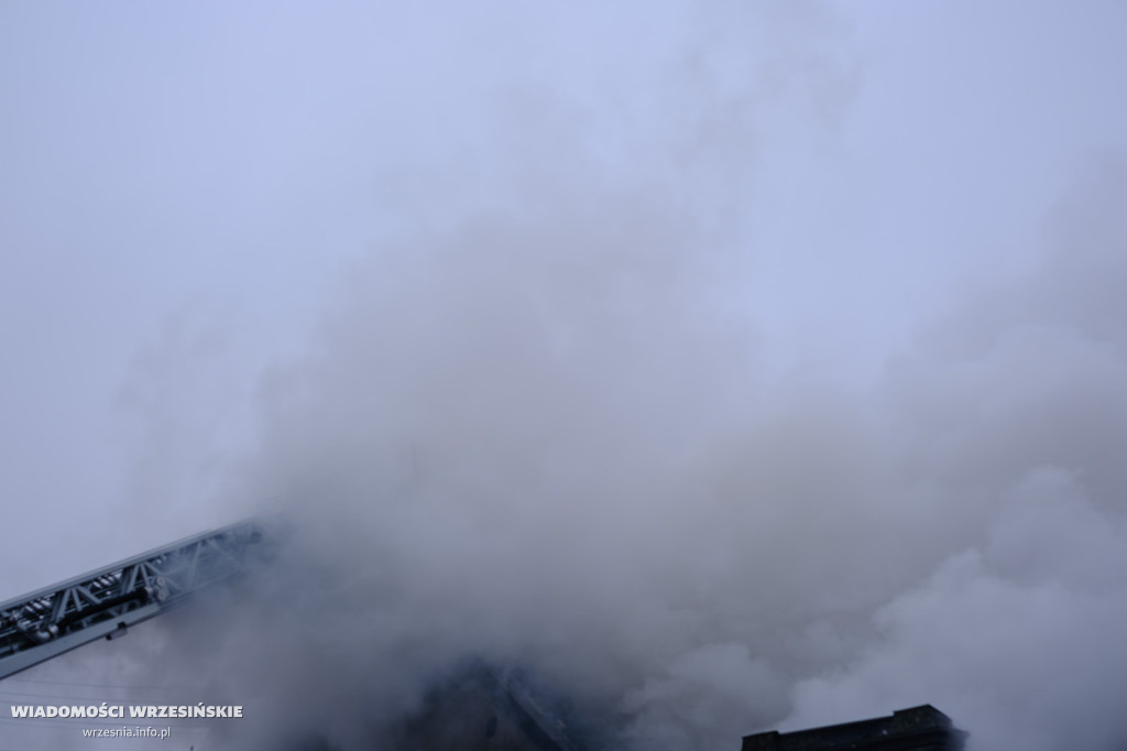 Pożar pustostanu w Pyzdrach