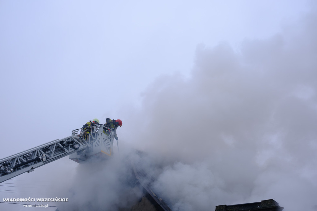 Pożar pustostanu w Pyzdrach