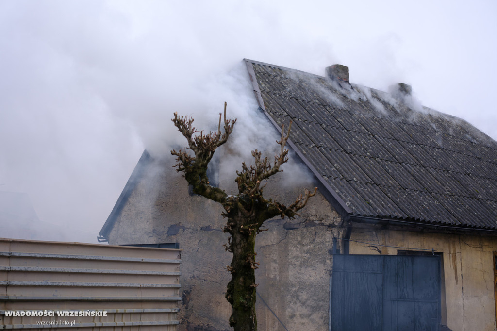 Pożar pustostanu w Pyzdrach