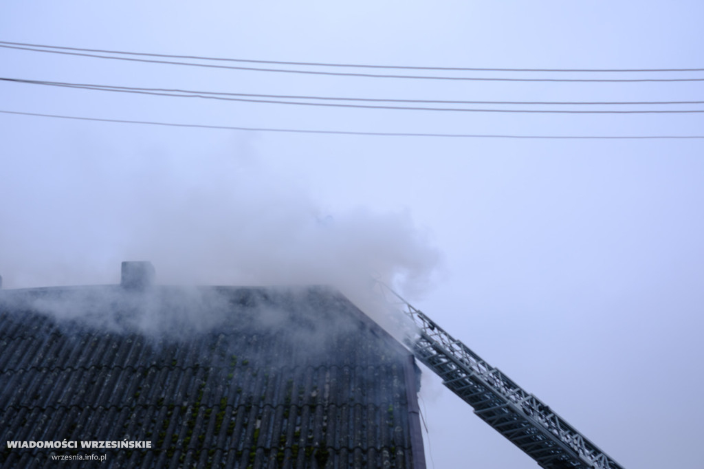 Pożar pustostanu w Pyzdrach