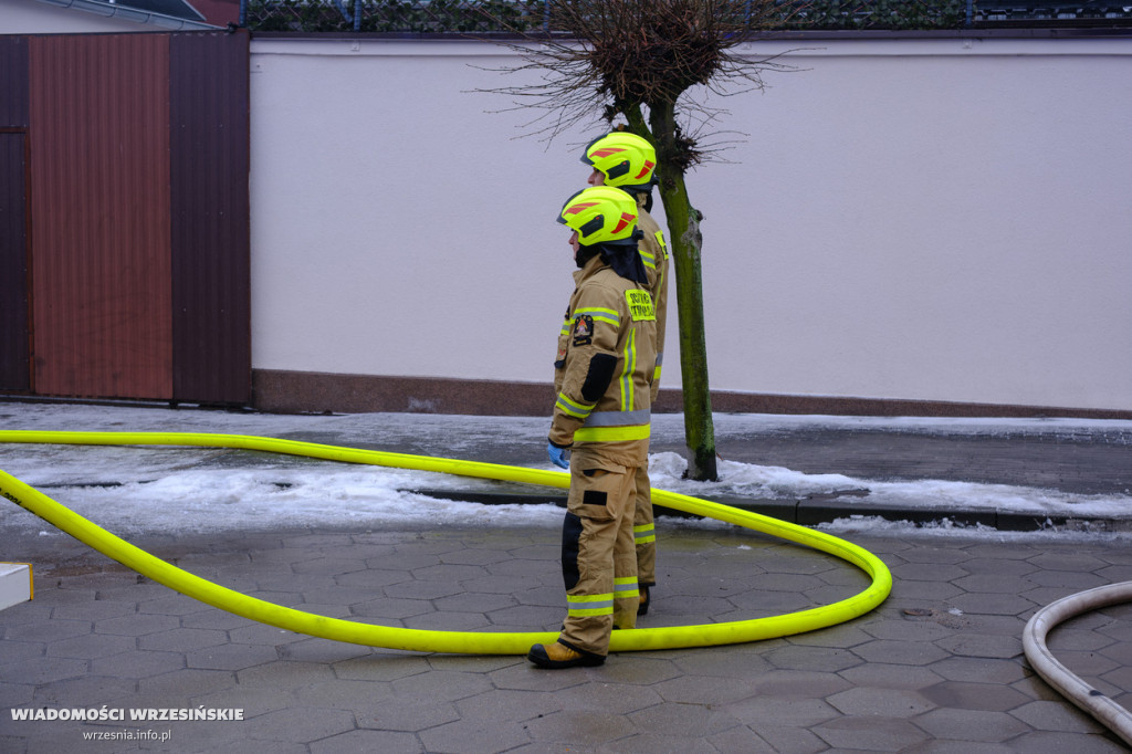 Pożar pustostanu w Pyzdrach