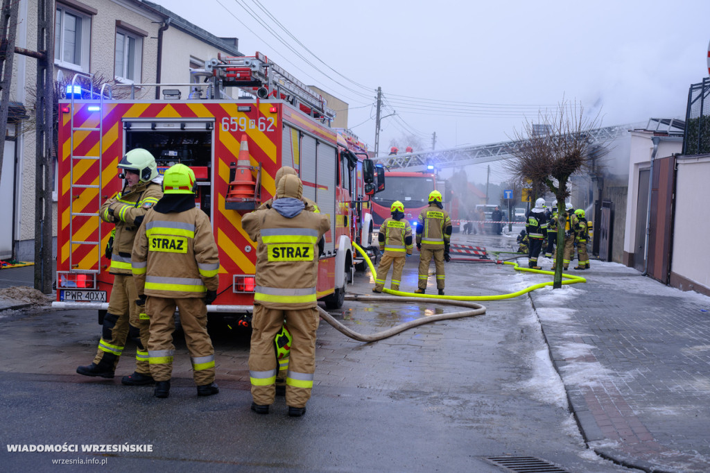 Pożar pustostanu w Pyzdrach