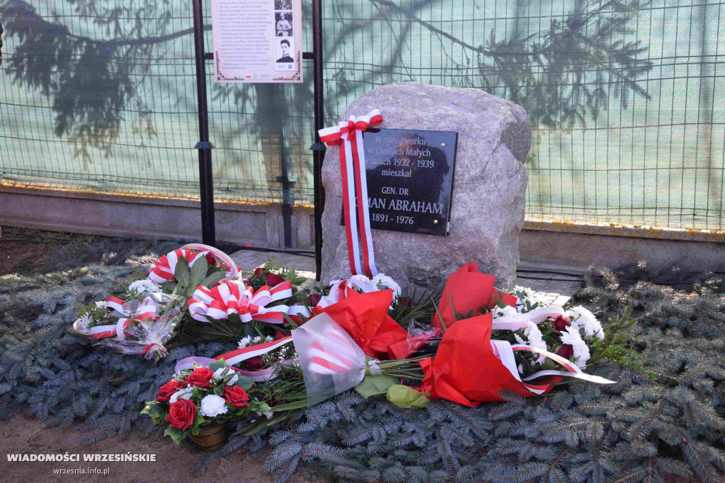 Pomnik gen. Romana Abrahama w Cieślach Małych