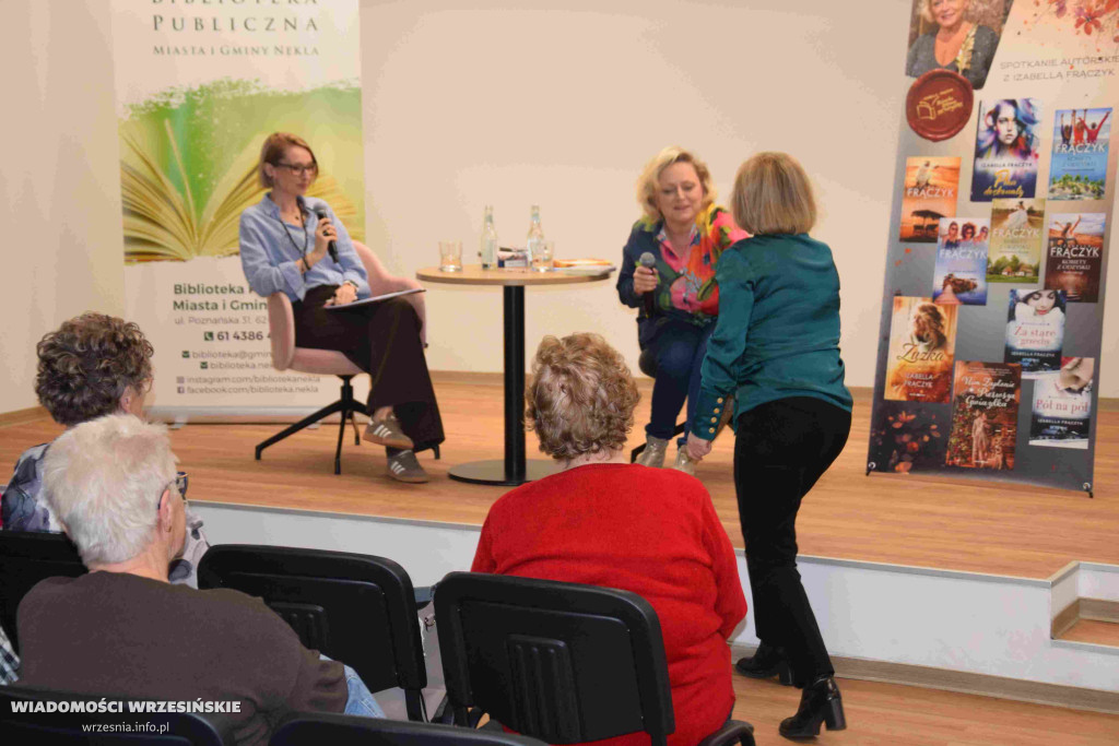 Spotkanie autorskie z Izabellą Frączyk w Nekli