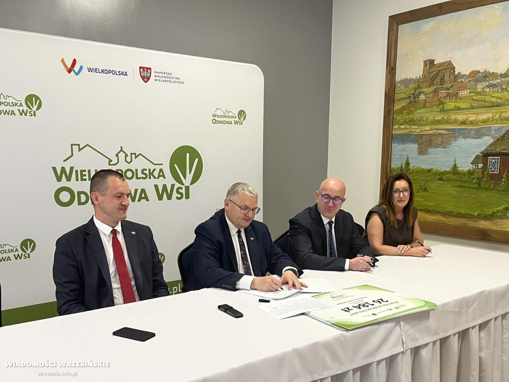 W sołectwach powiatu wrzesińskiego zrealizują pięć projektów