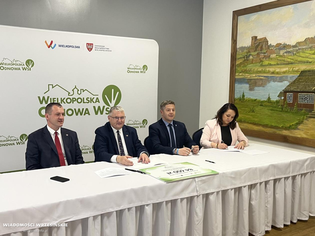 W sołectwach powiatu wrzesińskiego zrealizują pięć projektów