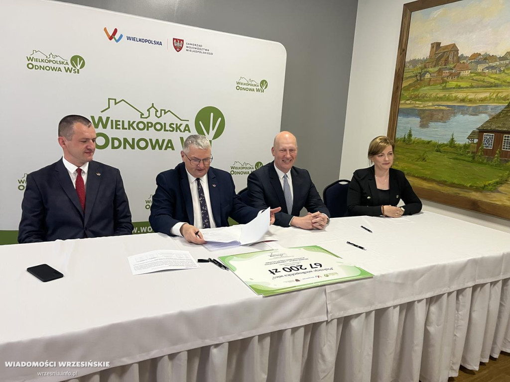 W sołectwach powiatu wrzesińskiego zrealizują pięć projektów