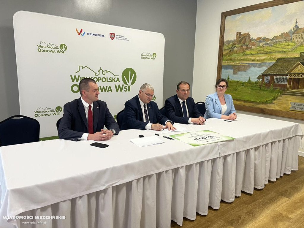 W sołectwach powiatu wrzesińskiego zrealizują pięć projektów