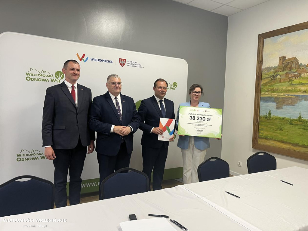 W sołectwach powiatu wrzesińskiego zrealizują pięć projektów
