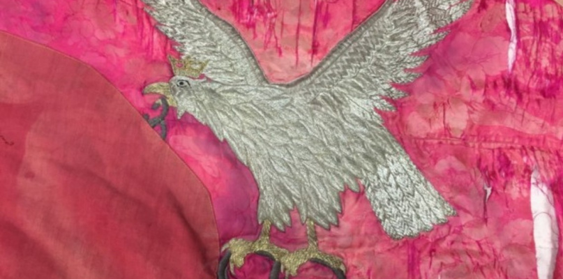 Renowacja sztandaru dobiegła końca. Teraz prezentuje się okazale