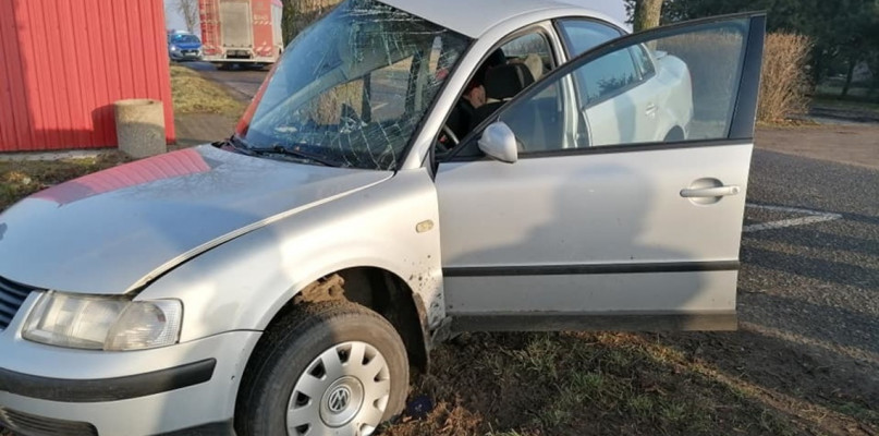 Nie wiadomo z jakich powodów kobieta zjechała z drogi. Wyjaśni to śledztwo 