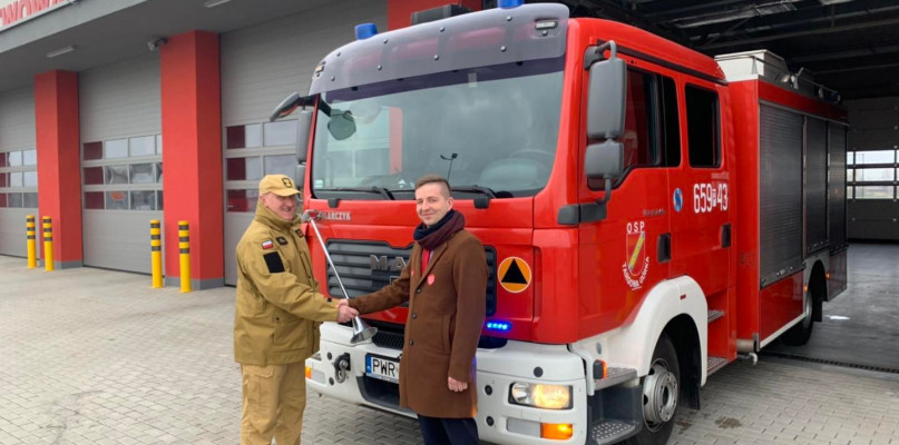 Z Wrześni do Targowej Górki - jednostka OSP z nowym wozem!