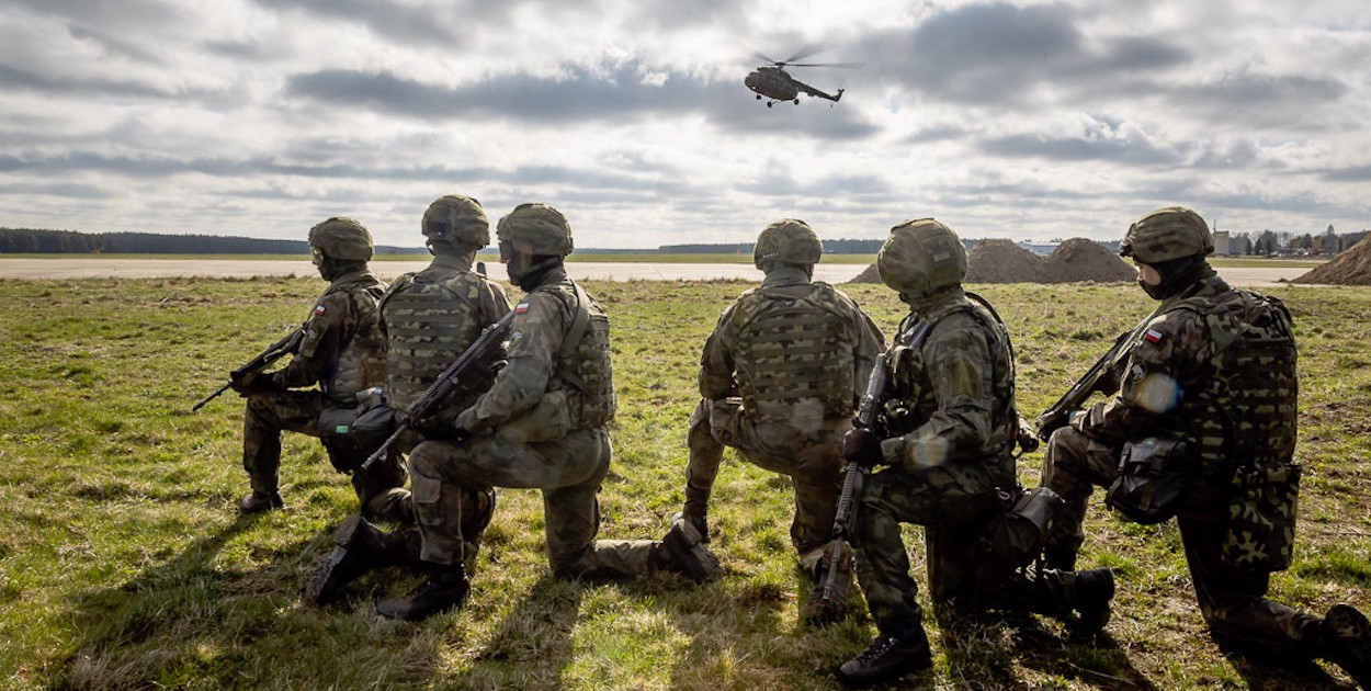 Wojskowe „działania kinetyczne” w lasach pod Wrześnią