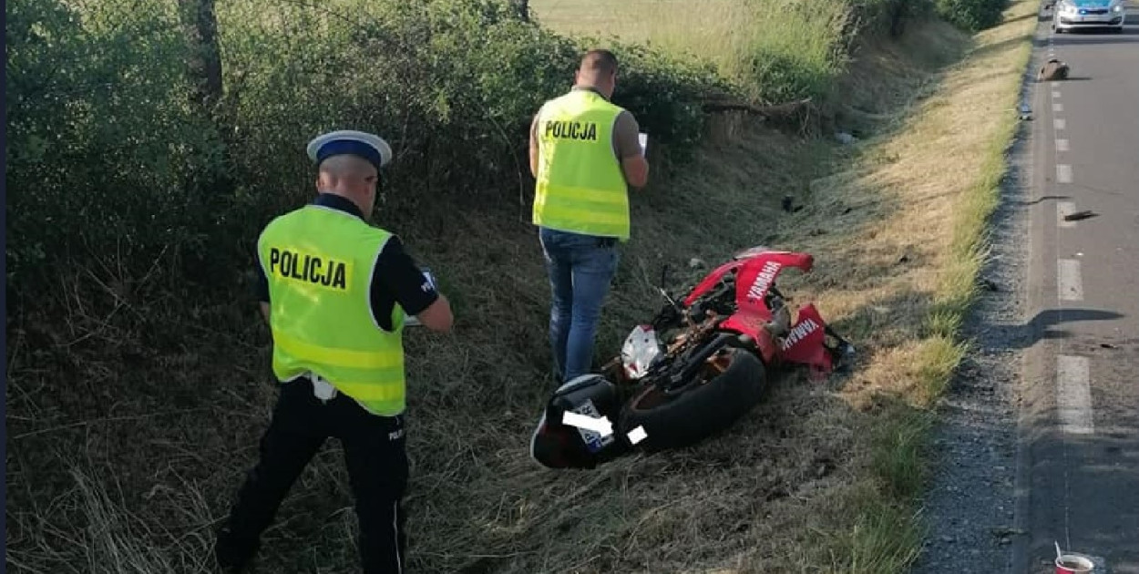 Ponury początek weekendu. 34-letni motocyklista nie żyje [FOTO]