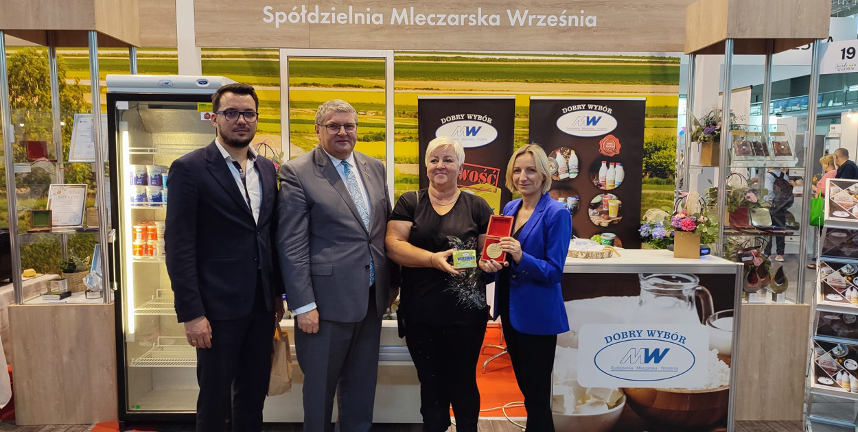 Złote masło. Medal dla Spółdzielni Mleczarskiej Września