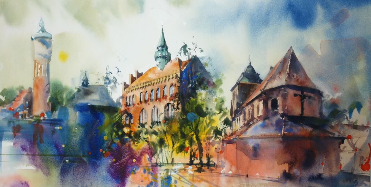 Łapiąc światło, czyli Września w akwareli