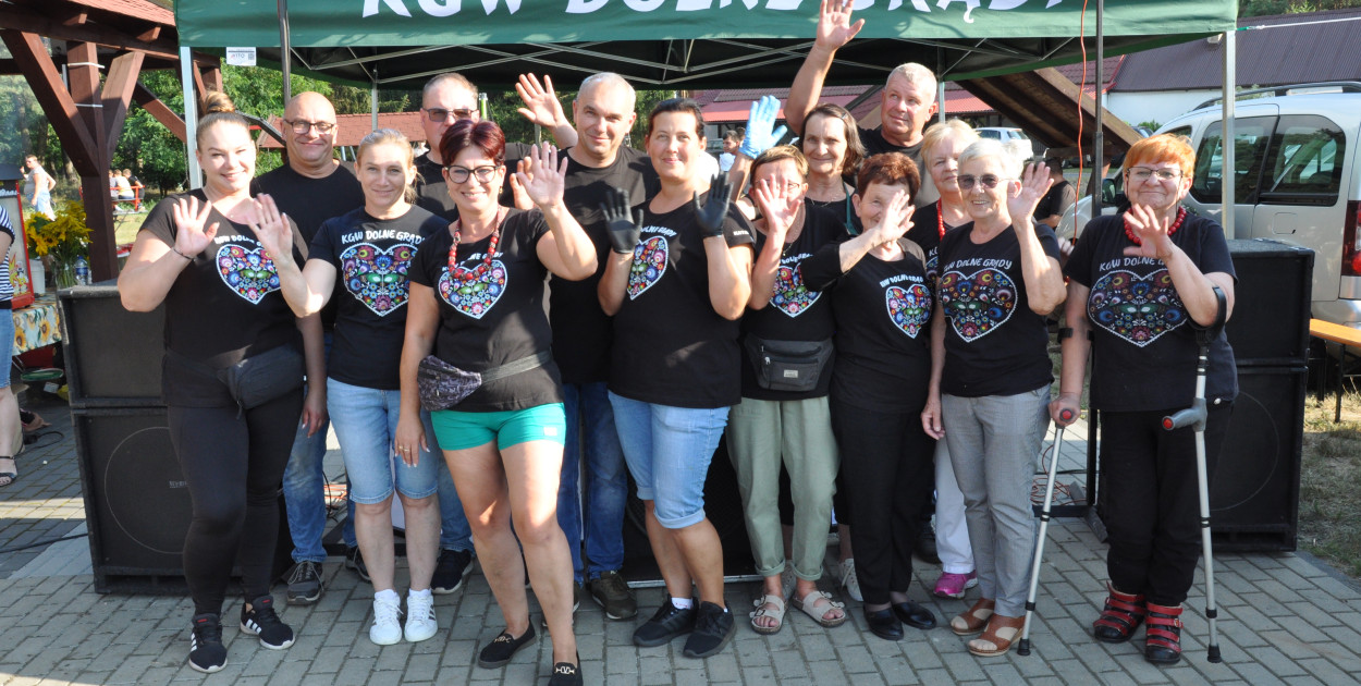 Festyn zorganizowali członkowie Koła Gospodyń Wiejskich i rady sołeckiej Dolnych Grądów