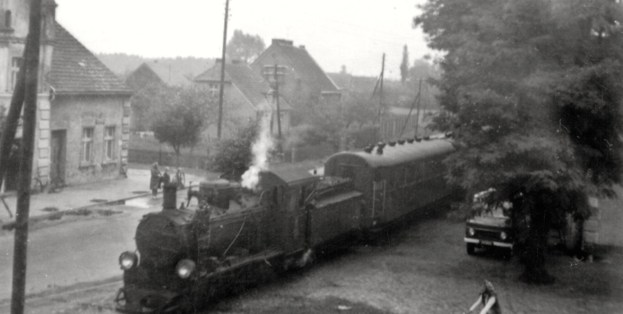 Centrum Borzykowa w 1970 roku Fot.borzykowo.pl