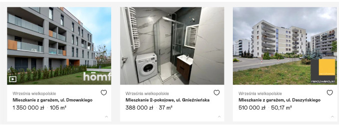 Najdroższe mieszkania we Wrześni według FXMAG