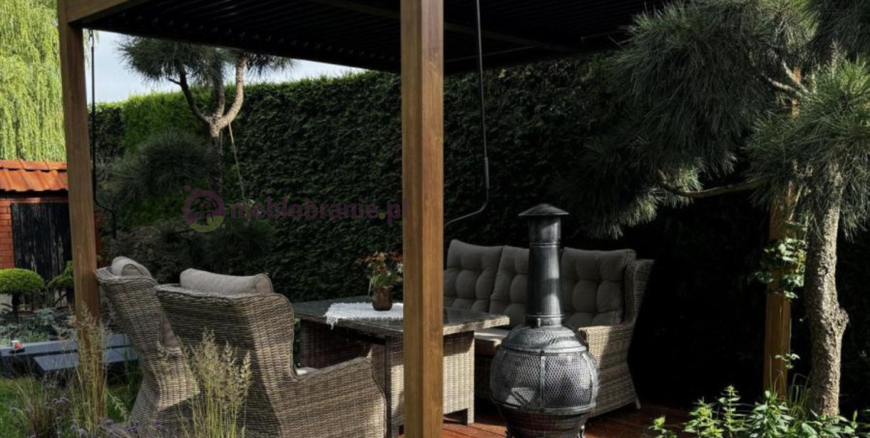 Nowoczesna pergola Lufel 3x3 - meblobranie.pl