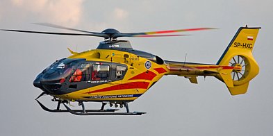 Wypadek rowerowy w Sokołowie. Lądował LPR-37251