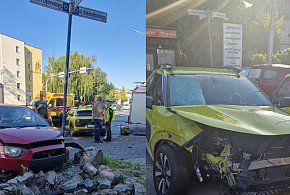 Zderzenie dwóch aut na skrzyżowaniu we Wrześni-37717