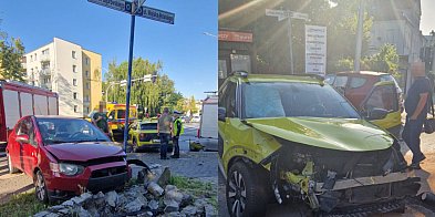 Zderzenie dwóch aut na skrzyżowaniu we Wrześni-37717