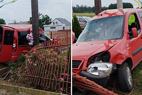 Zmęczenie za kierownicą zakończone zjechaniem z drogi -37866