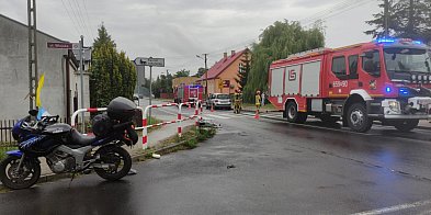  Zderzenie motocykla z samochodem osobowym-38008