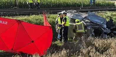 Śmiertelny wypadek. 28-latek zginął z zderzeniu z pociągiem [FOTO]-38399