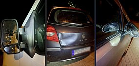 Poznań. Ukrainiec szedł i walił pałką w auta