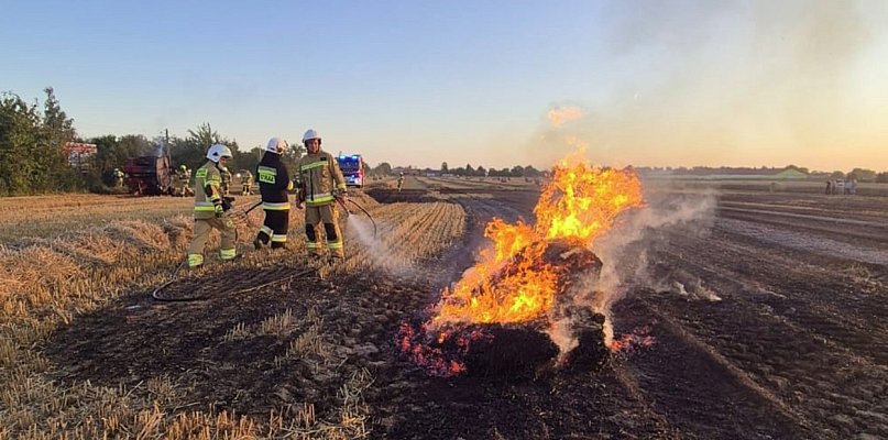 Pożary na polach podczas żniw [FOTO] - 38437