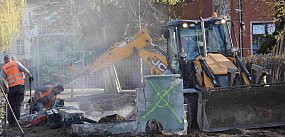 Szalet miejski został wyburzony